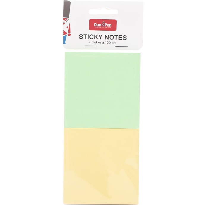 Danpen Post-it Blok 2-pak