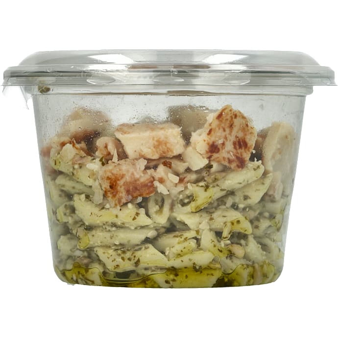 Næmt Måltidssalat med pasta, kylling og pesto