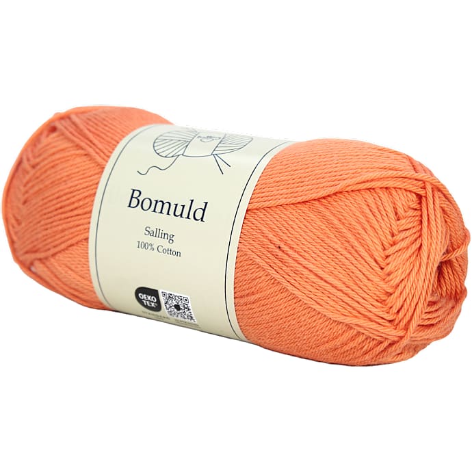 Salling bomuldsgarn - orange 13892