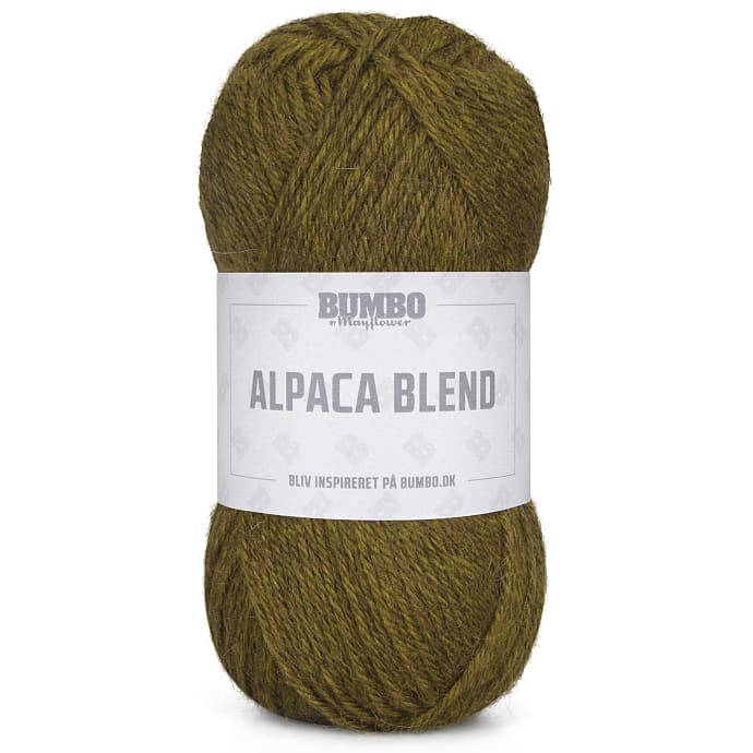 Bumbo Alpaca Blend garn - mørkegrøn 011