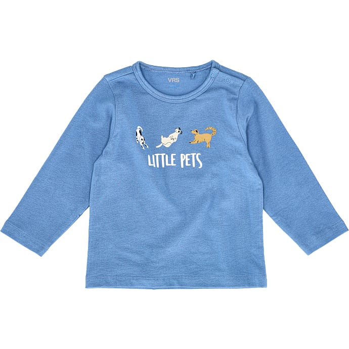 VRS baby bluse str. 80 - blå – produktbillede