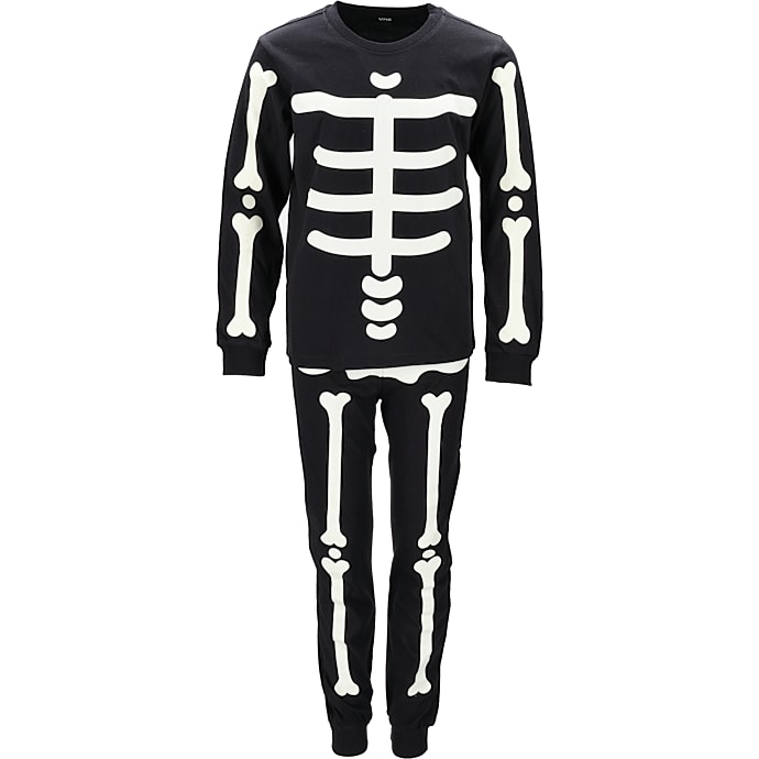 VRS børne pyjamas str. 122/128 - sort