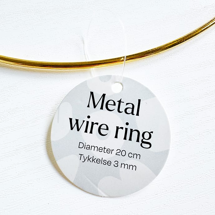 1Conzept Metal Wire Ring Guldfarvet