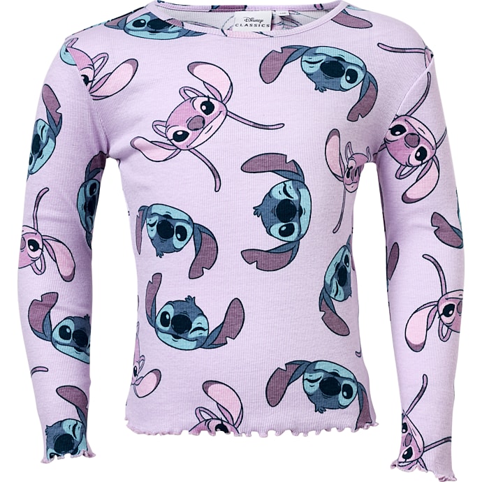 Stitch bluse str. 104 - lilla