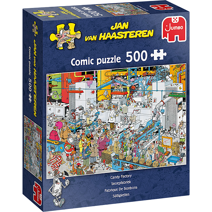 Slikfabrik puslespil - 500 brikker – produktbillede