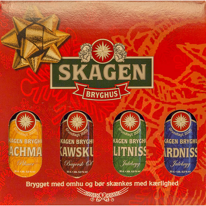 Gaveæske m. blandede øl