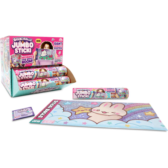 Sticki Rolls Jumbo klistermærke assorteret