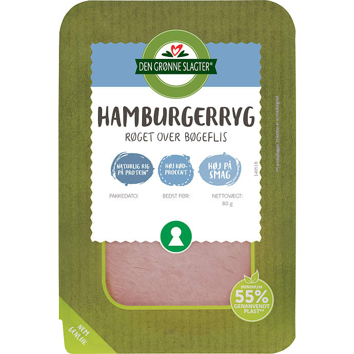 Hamburgerryg i skiver 3% fedt
