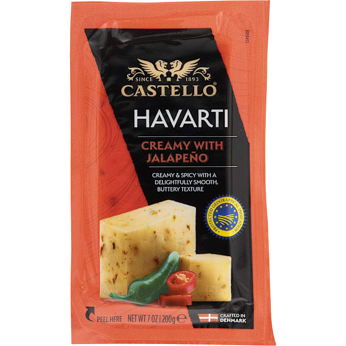 Castello Havarti Ost m. Jalapeños 55+