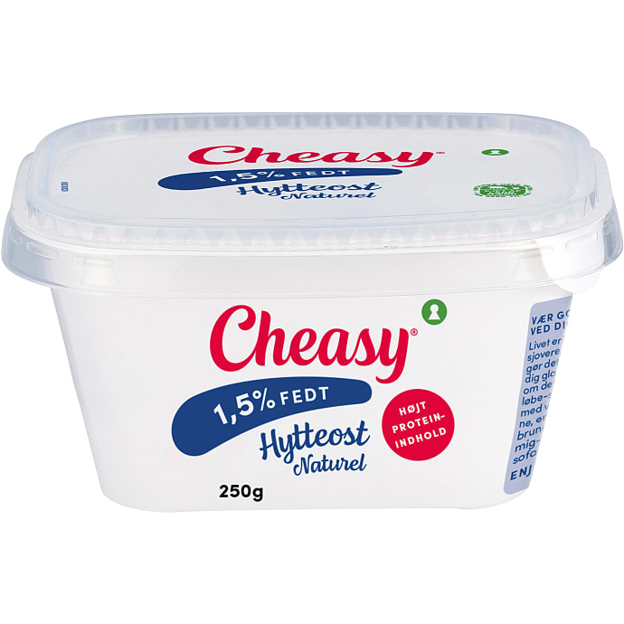 Hytteost naturel 1,5% fedt