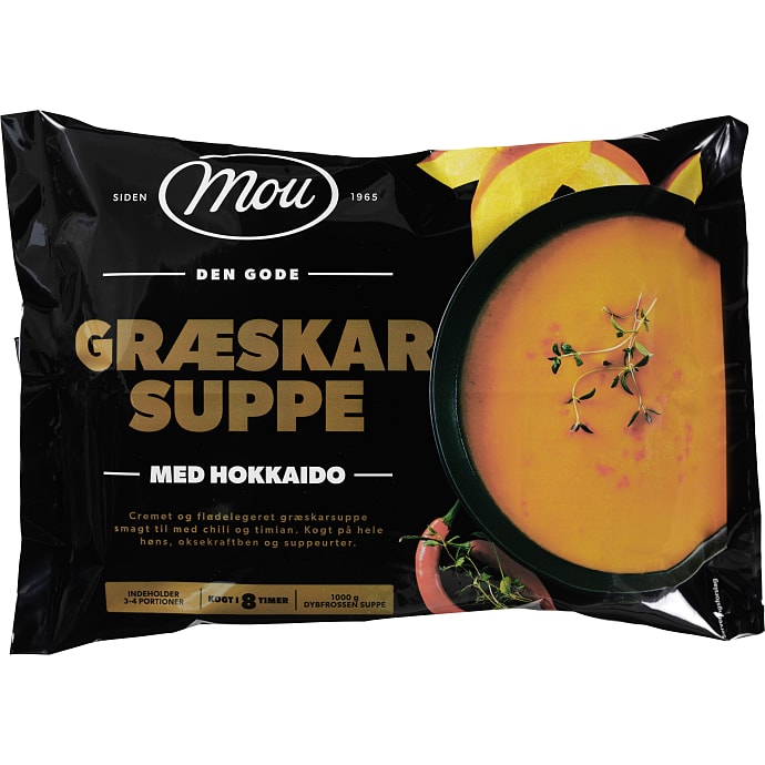 Græskarsuppe m. chili