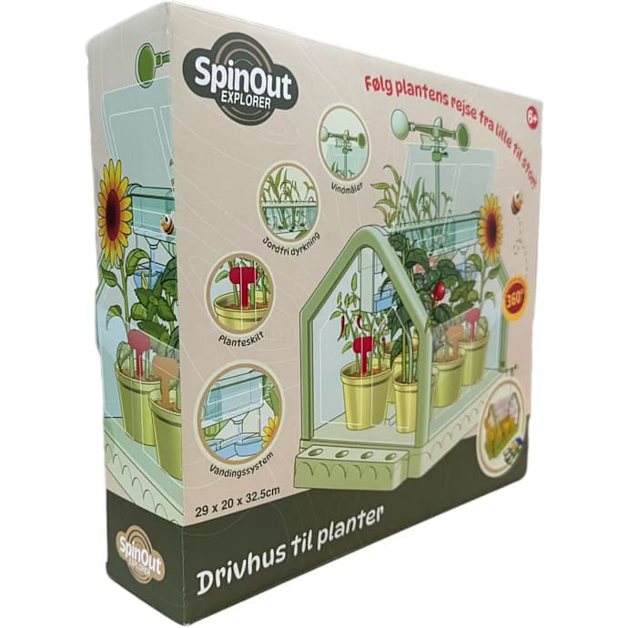 SpinOut Explorer drivhus til planter