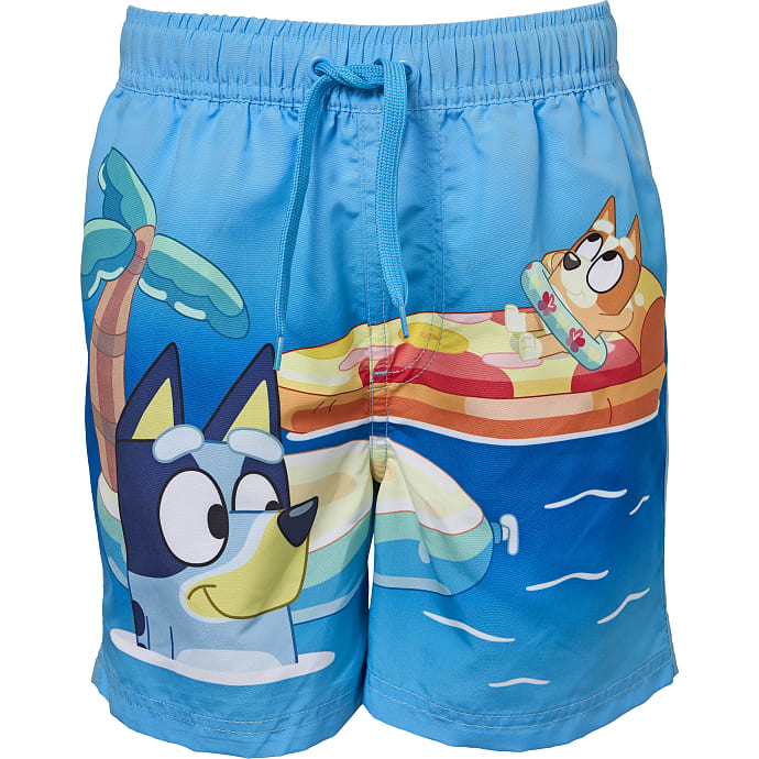 Bluey badeshorts str. 110/116 - blå