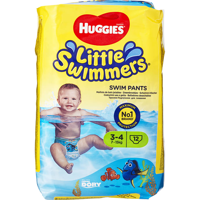 Huggies Svømmebleer str. 3-4 7-15 kg 12 stk