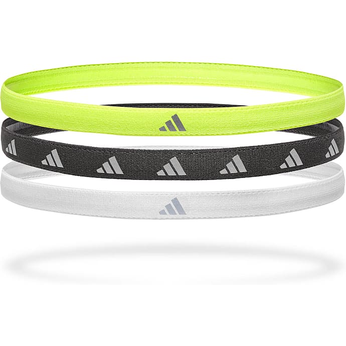 Adidas Hårbånd Refleks 3-pak neon/hvid/sort
