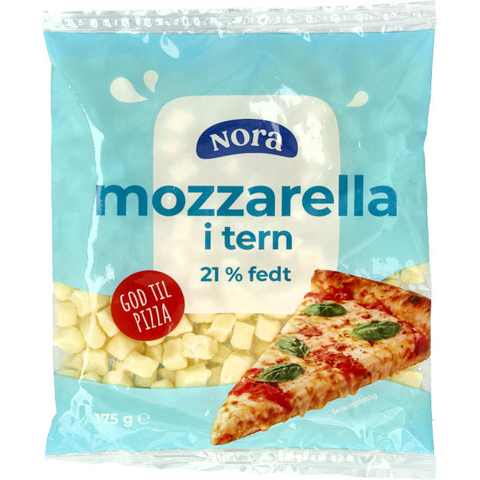 Nora Mozzarella i tern 21% fedt