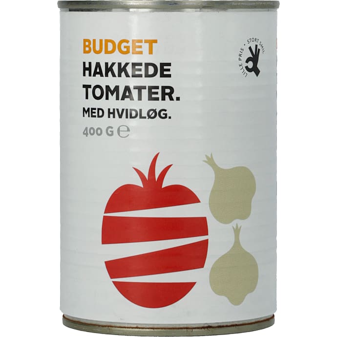 Budget Hakkede tomater m. hvidløg