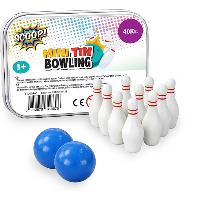 SCOOP Mini Bowlingspil i tinæske
