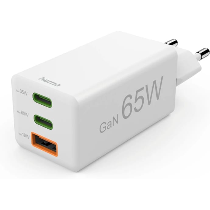 HAMA Lader 65 W hvid