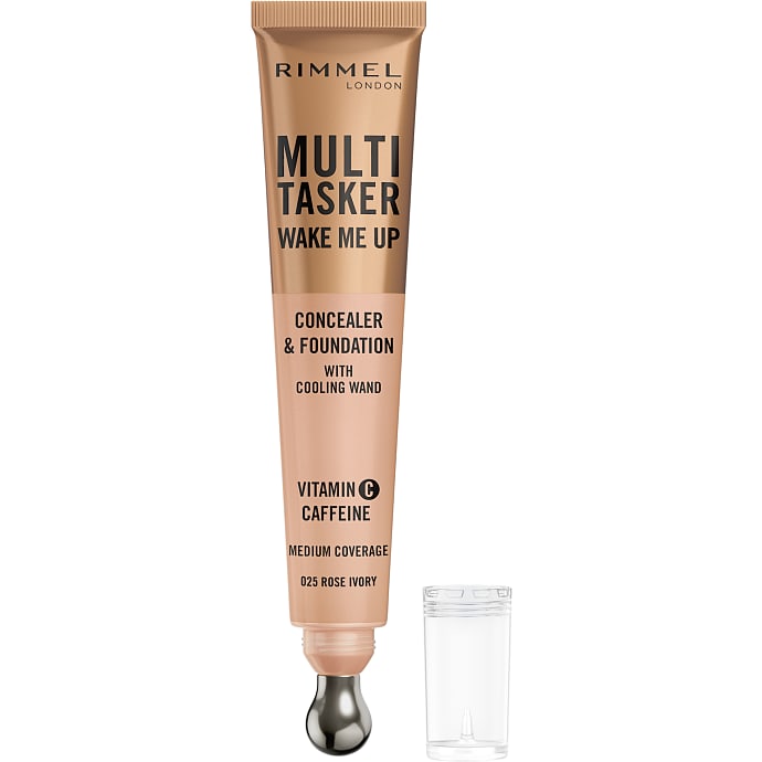 Wake Me Up concealer og foundation 025 Rose Ivory