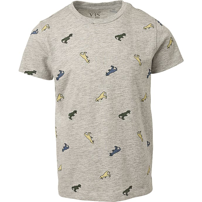 VRS børne T-shirt str. 134/140 - grå