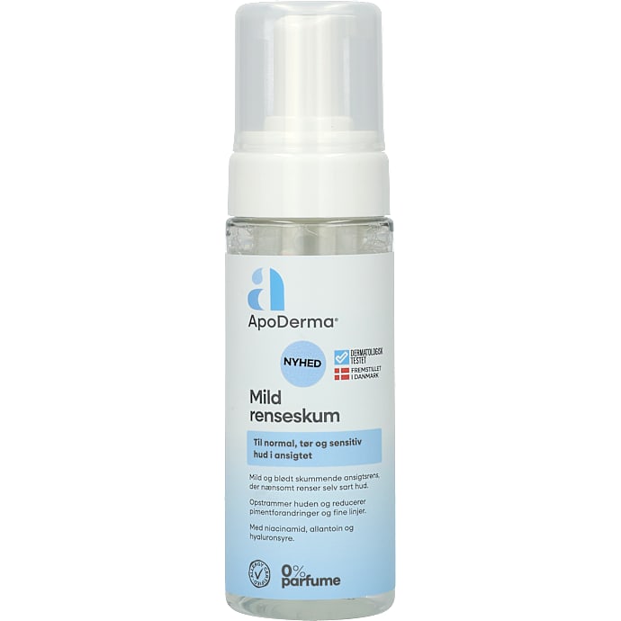 Mild renseskum parfumefri