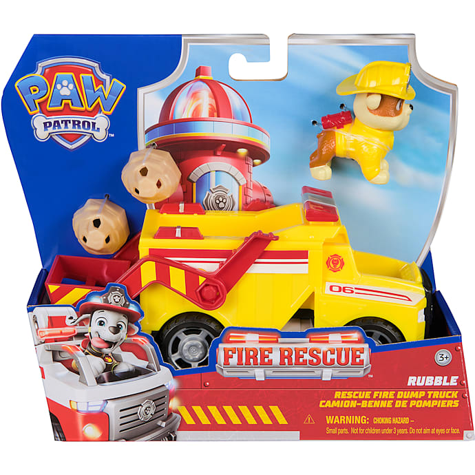 Paw Patrol Rubble Rescue Fire Dump Truck