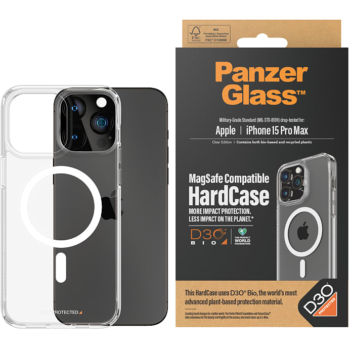 PanzerGlass iPhone 15 Pro Max cover transparent