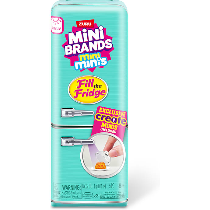 Mini Brands Fyld køleskabet legesæt- flere varianter - assorteret