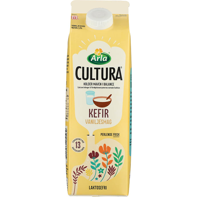 Kefir m. vaniljesmag 2,3% fedt laktosefri
