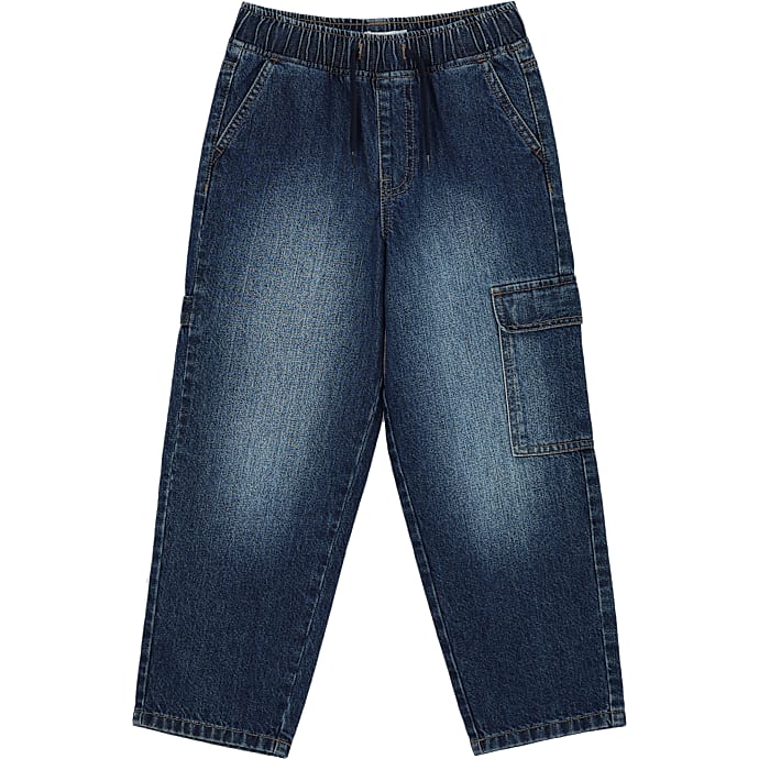VRS børne loose jeans str. 116 - blå