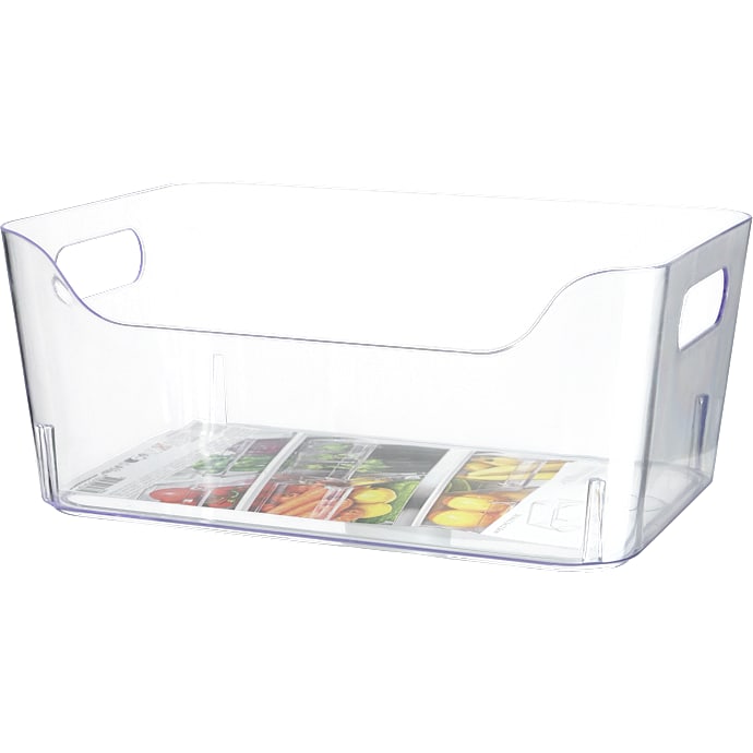 Plastkasse - transparent - 7 liter