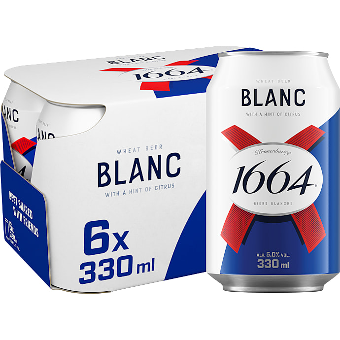Kronenbourg 1664 Blanc 5% 6-pak 198 cl
