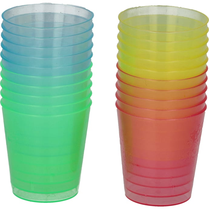 Snapsglas Multifarvet