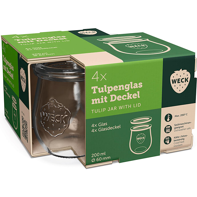 Weck konisk sylteglas 4-pak