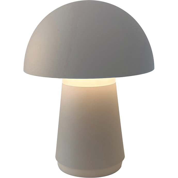 Veli Line Touch Mushroom bordlampe mat grå