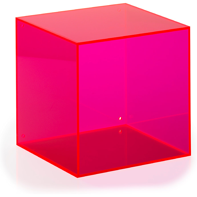 Neon Living Wall Box Kvadrat Pink