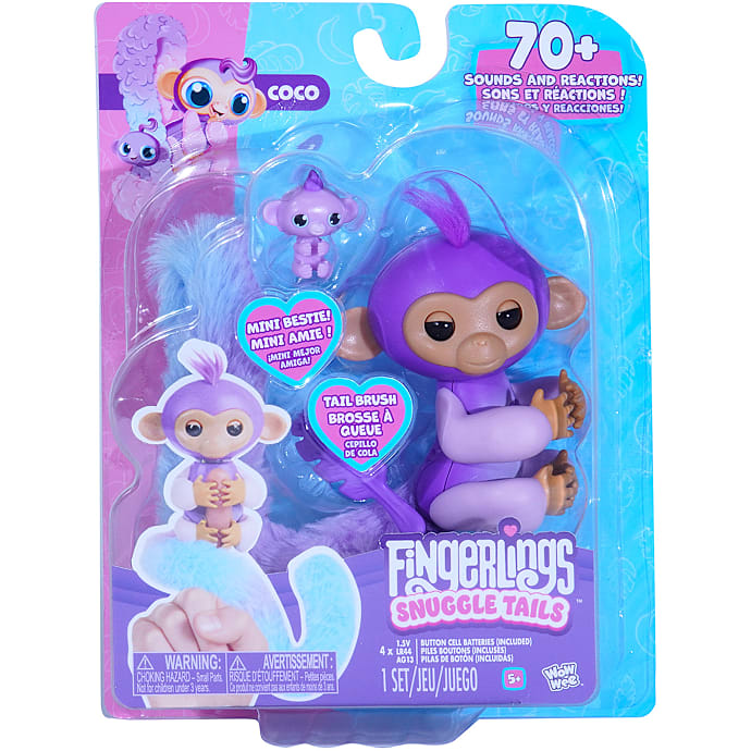Fingerlings snuggle tails Coco abe