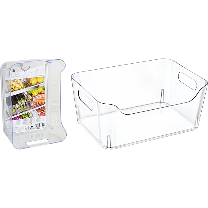 Transparent plastkasse 3 liter 1 stk.