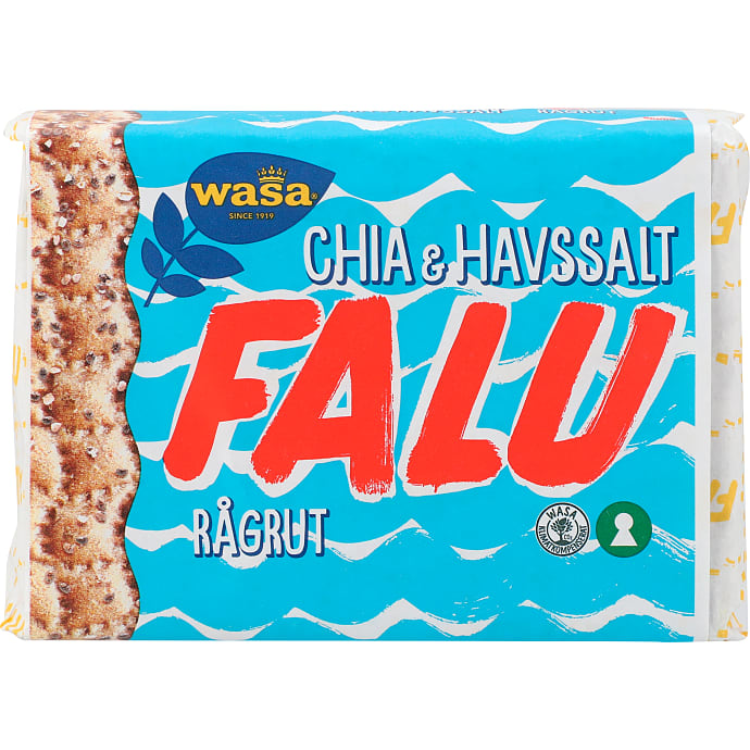 Fuldkornsknækbrød m. chiafrø og havsalt