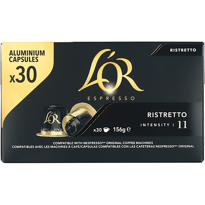 L'OR Ristretto kaffekapsler 30 stk