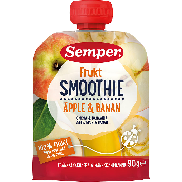 Semper Frugtmos Æble og Banan