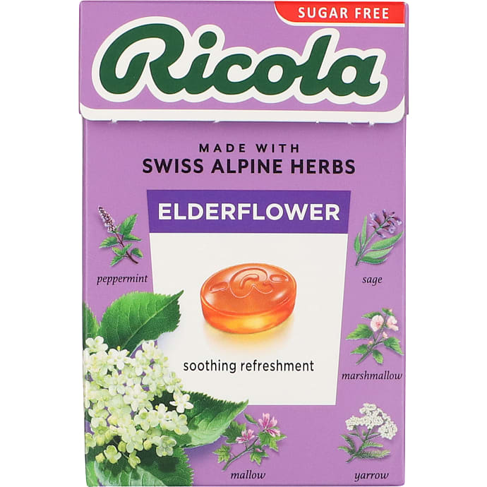 Ricola Pastiller Hyldeblomst Sukkerfri