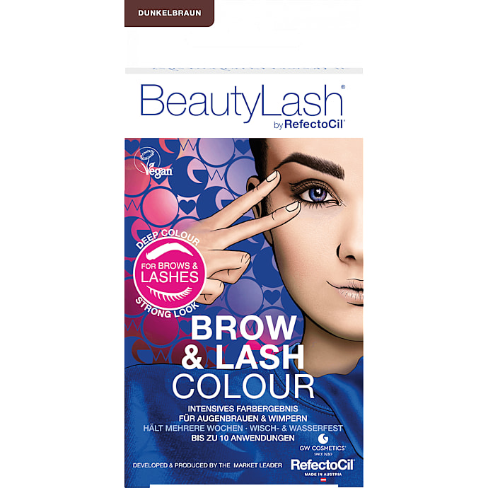 Beautylash Øjenvippe- og brynfarve mørkebrun