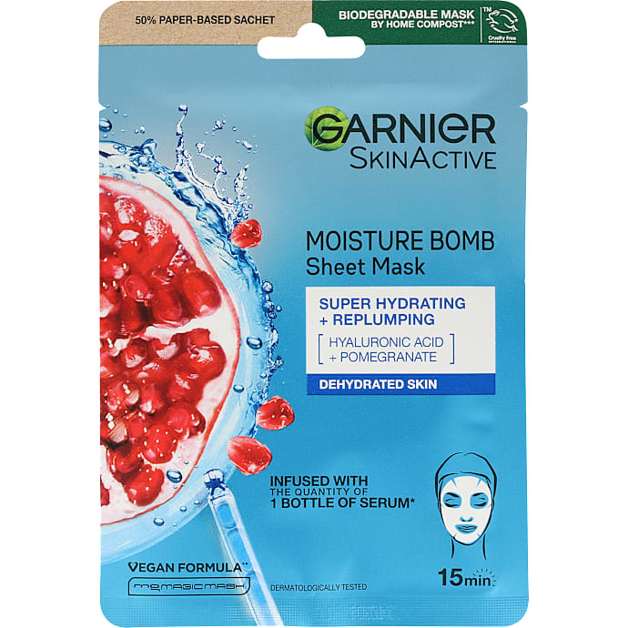 Garnier Ansigtsmaske m. granatæble 1 stk