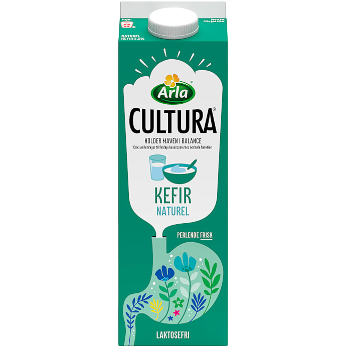 Kefir naturel 2,5% fedt laktosefri