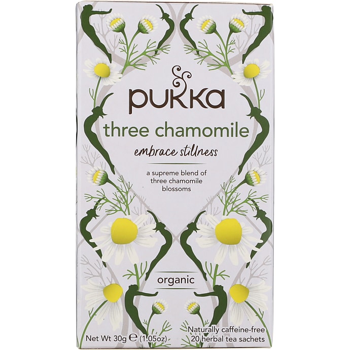 Pukka Three Chamomile te øko 20 stk.