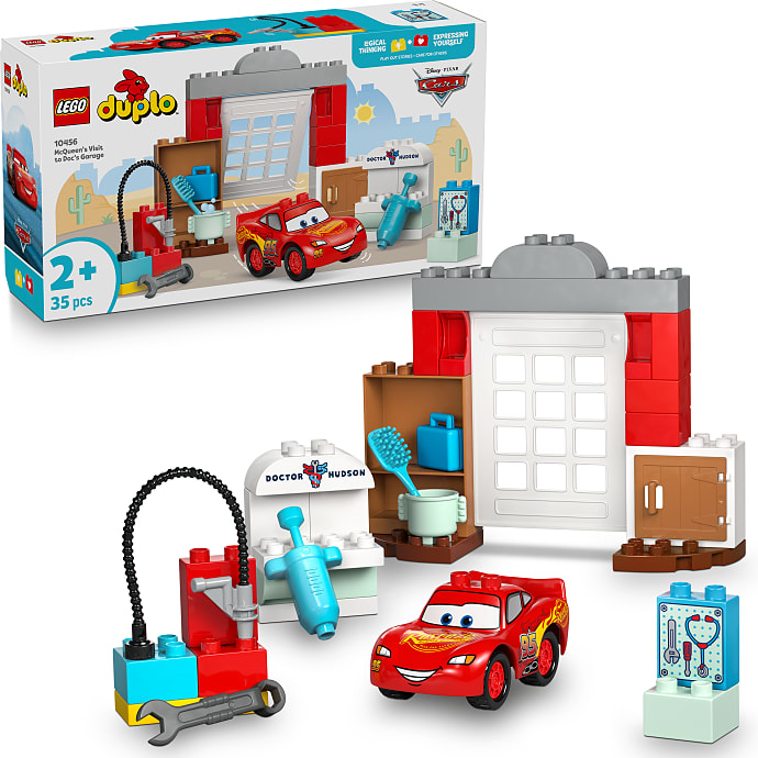 LEGO DUPLO Lynet McQueens besøg i Docs værksted 10456