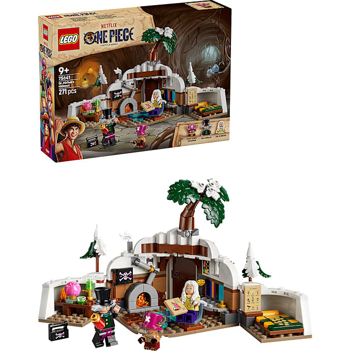 LEGO ONE PIECE Dr. Hiriluks skjulested og minifigurer 75641