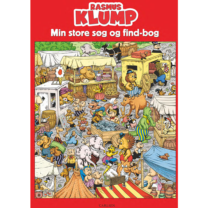 Carlsen Min store søg og find-bog med Rasmus Klump